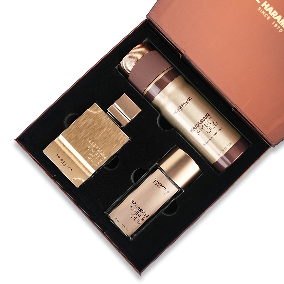 Haramain Amber Oud Gold Edition Gift Set