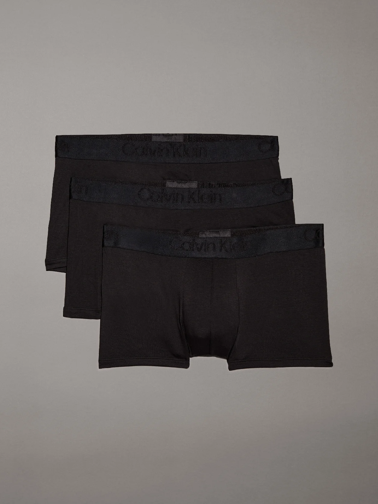 3 Pack Low Rise Trunks - CK Black